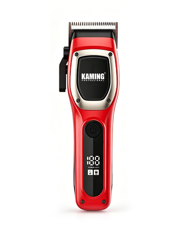 Kaming 1709 ใหม่ Professional High Power Hair Clipper พร้อมจอแสดงผลดิจิตอลสำหรับ Salon & Men's Grooming