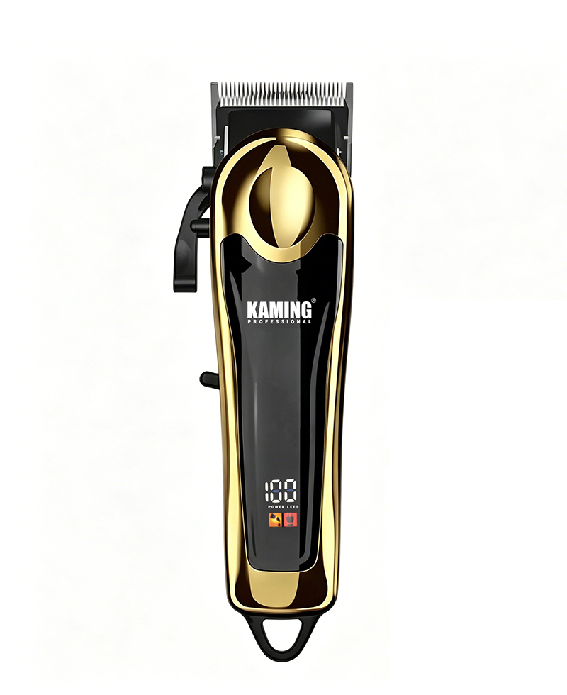 Kaming Professional ปรับจอแสดงผล LCD Fade Hair Clipper สำหรับร้านเสริมสวย