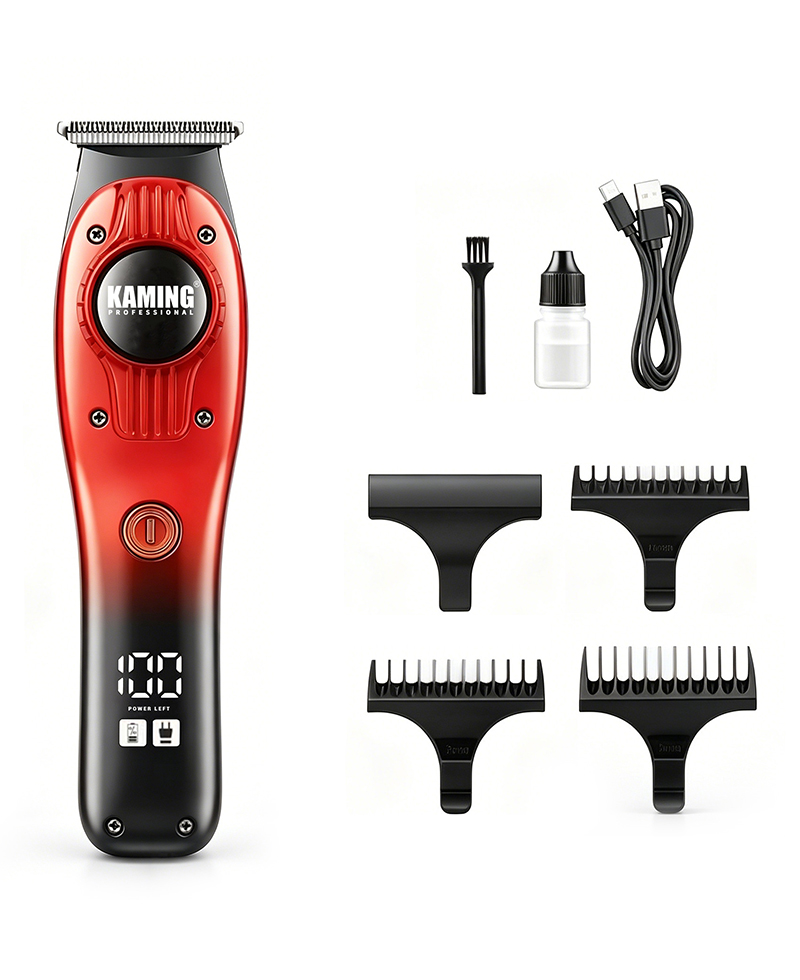 Kaming 1710 Professional Zero Gap Digital Display เครื่องตัดแต่งผมแกะสลัก