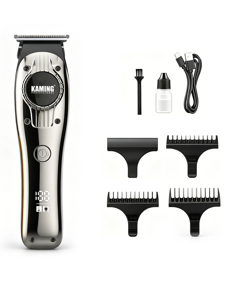 Kaming 1710 Professional Zero Gap Digital Display เครื่องตัดแต่งผมแกะสลัก