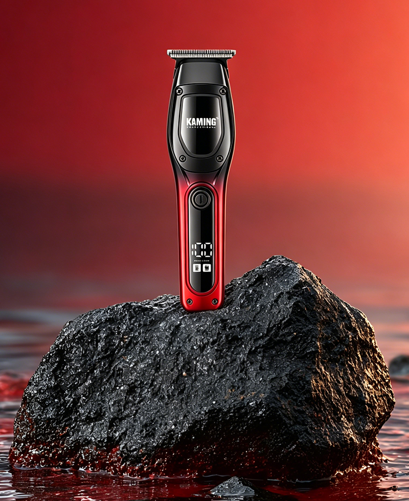 Kaming1711 ใหม่ไฟฟ้าผมClipperสำหรับผู้ชายZero Gapดิจิตอลจอแสดงผล 7000 RPMรายละเอียดTrimmer Cross Border Trade