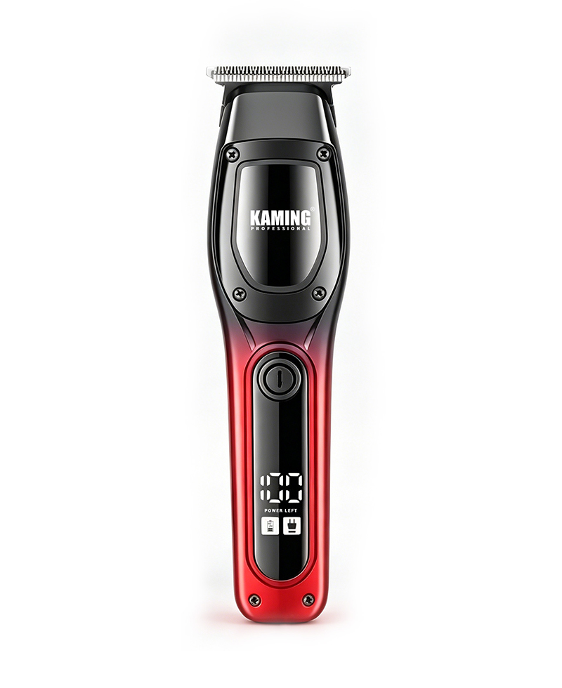 Kaming1711 ใหม่ไฟฟ้าผมClipperสำหรับผู้ชายZero Gapดิจิตอลจอแสดงผล 7000 RPMรายละเอียดTrimmer Cross Border Trade