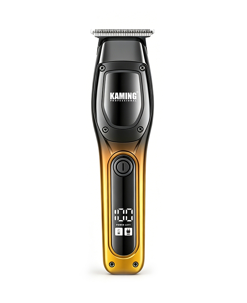 Kaming1711 ใหม่ไฟฟ้าผมClipperสำหรับผู้ชายZero Gapดิจิตอลจอแสดงผล 7000 RPMรายละเอียดTrimmer Cross Border Trade